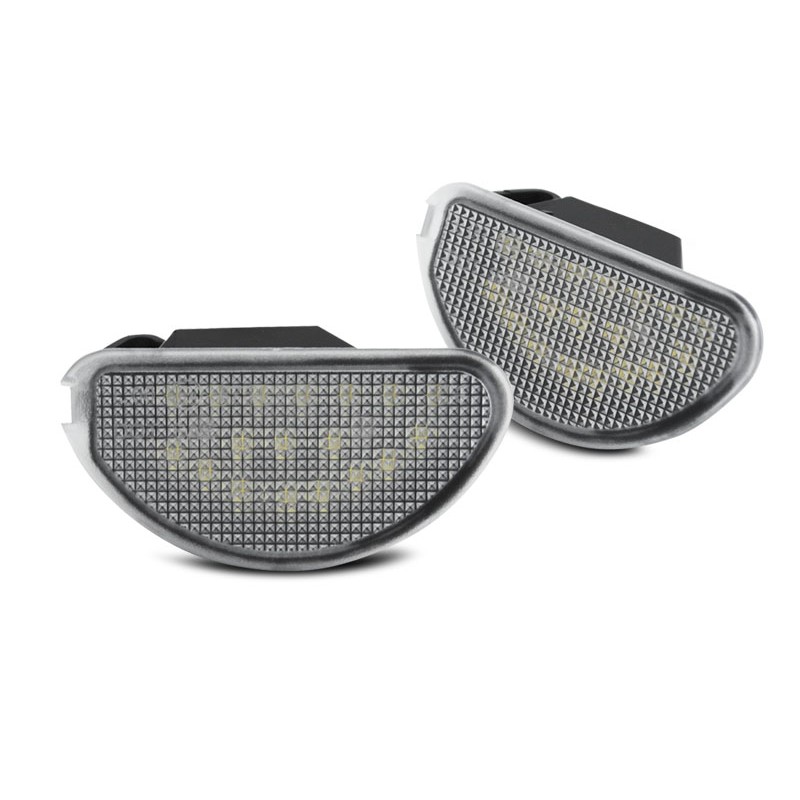 2x Eclairages de plaque LED Blanc Pur Toyota Aygo (05-14)