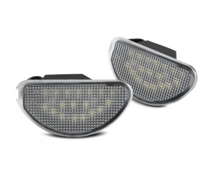 2x Eclairages de plaque LED Blanc Pur Toyota Aygo (05-14)