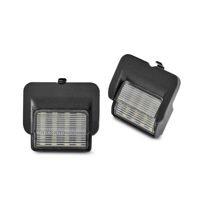 2x Eclairages de plaque LED Blanc Pur adaptable sur VW POLO 6N de (94-99)