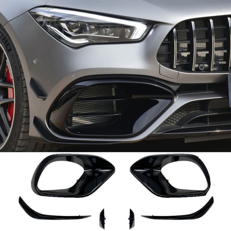 Kit Grilles de Pare Choc avant Mercedes CLA 45 AMG (19+) Kit Grilles de Pare Choc avant Mercedes CLA 45 AMG (19+)
