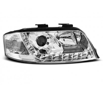 2x Phares avant adaptable sur Audi A6 (01-04)