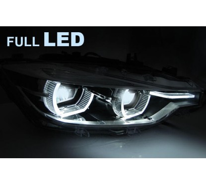 2x Phares avant Full LED BMW Série 3 F30 F31 (11-15) Halogène d'origine