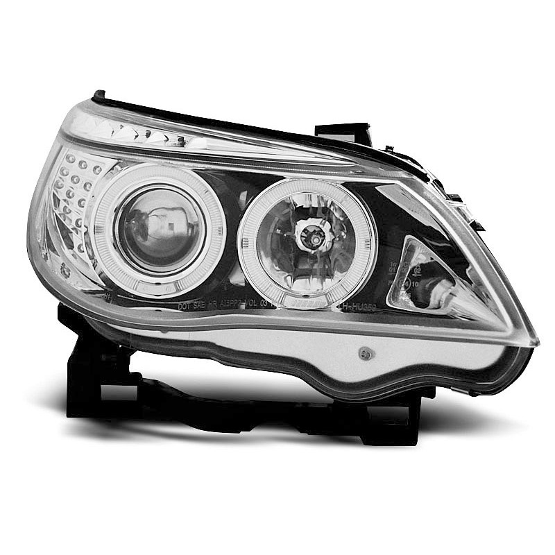 2x Phares avant Angel Eyes adaptable sur BMW Série 5 E60/E61 (03-07)