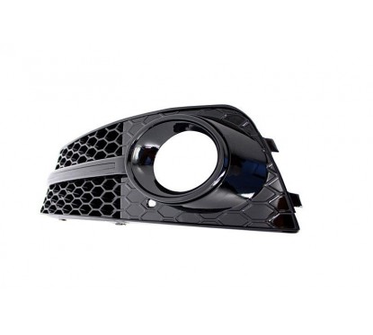 2x Grilles anti brouillard Audi A4 B8 RS4 Black (07-11)