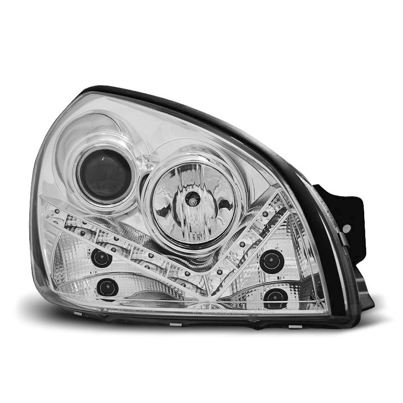 2x Phares avant adaptable sur Hyundai Tucson (04-10)