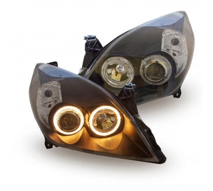 2x Phares avants Angel Eyes Opel Vectra C (05-08)