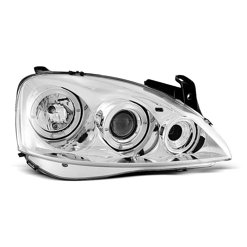 2x Phares avant Angel Eyes Opel Corsa C (00-06) 2x Phares avant Angel Eyes Opel Corsa C (00-06)