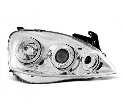 2x Phares avant Angel Eyes Opel Corsa C (00-06)