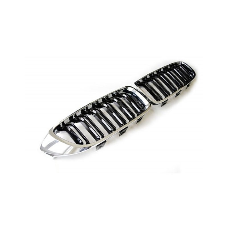 2x Grilles de Calandre BMW Série 4 F32, F33, F36, F80, F82 Noir et Chrome (13-21) 2x Grilles de Calandre BMW Série 4 F32, F33, F36, F80, F82 Noir et Chrome (13-21)