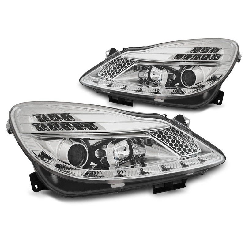 2x Phares avant adaptable sur Opel Corsa D (06-11)