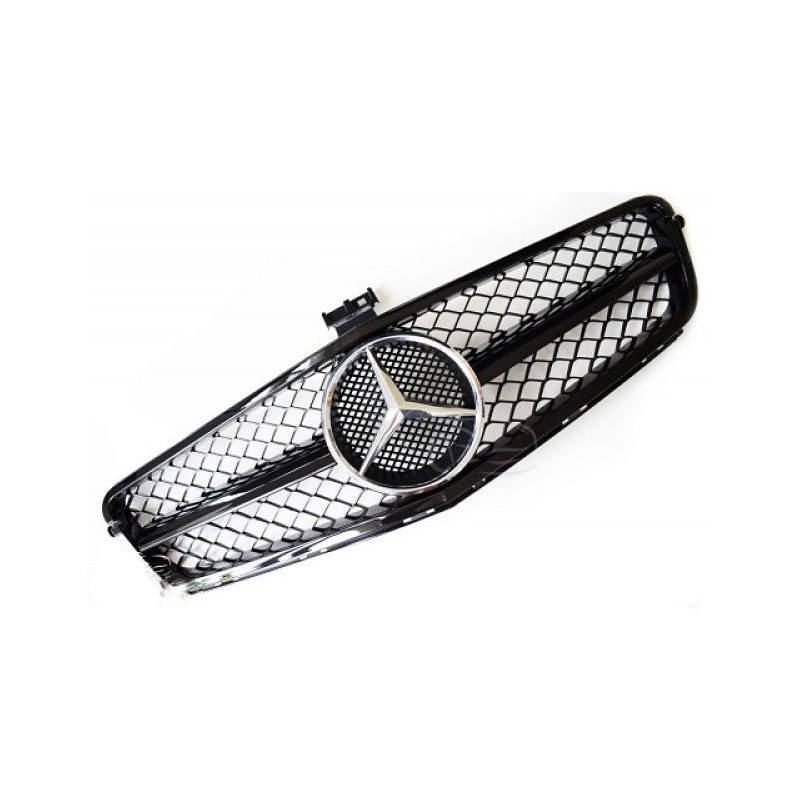 Calandre Mercedes Classe C Amg Design Noir brillant W204