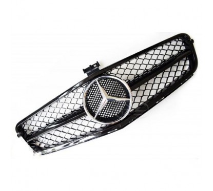 Calandre Mercedes Classe C Amg Design Noir brillant W204