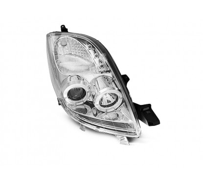 2x Phares avant Angel Eyes Toyota Yaris (06-09)