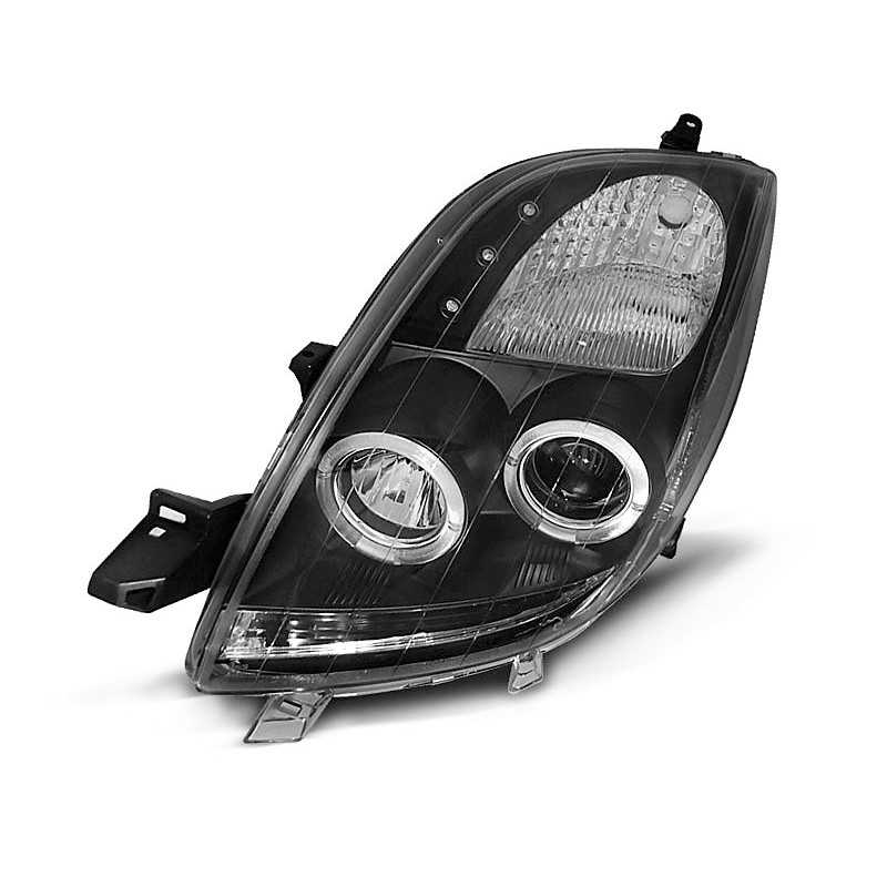 2x Phares avant Angel Eyes Toyota Yaris (06-09)