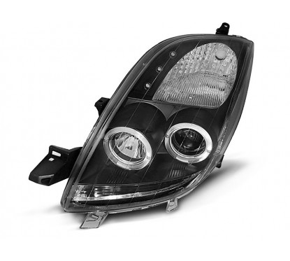 2x Phares avant Angel Eyes Toyota Yaris (06-09)