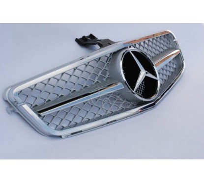 Calandre Mercedes Classe C Amg Design W204 Chrome 07-12