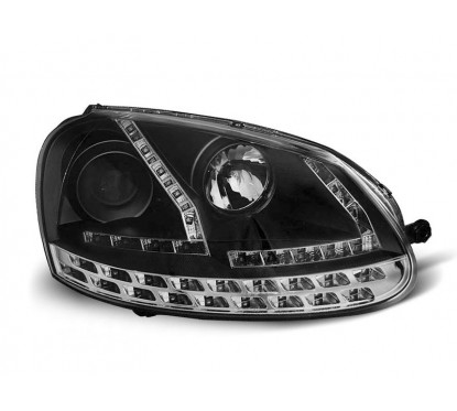 2x Phares avant adaptable sur VW Golf 5 03-08