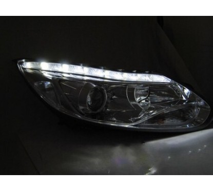 2x Phares noir Ford Focus MK3 (10-14) à LED