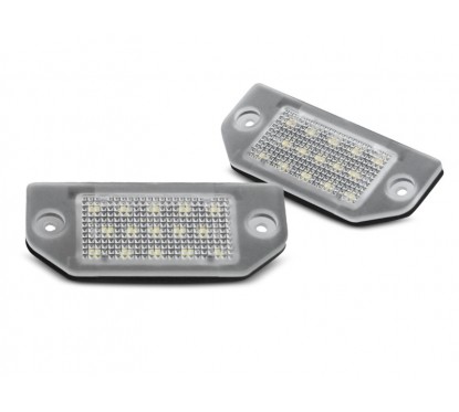 2x Eclairages de plaque LED Blanc Pur adaptable sur VW Passat B5 (96-99)
