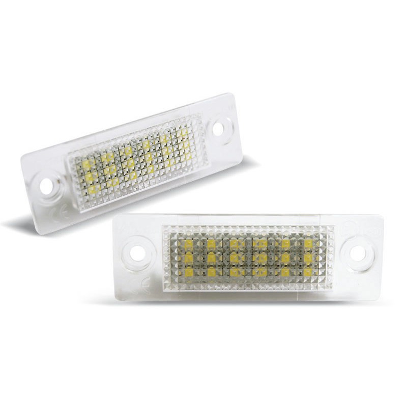 2x Eclairages de plaque LED Blanc Pur adaptable sur VW Caddy, Jetta, Touran, T5 etc (00-08))