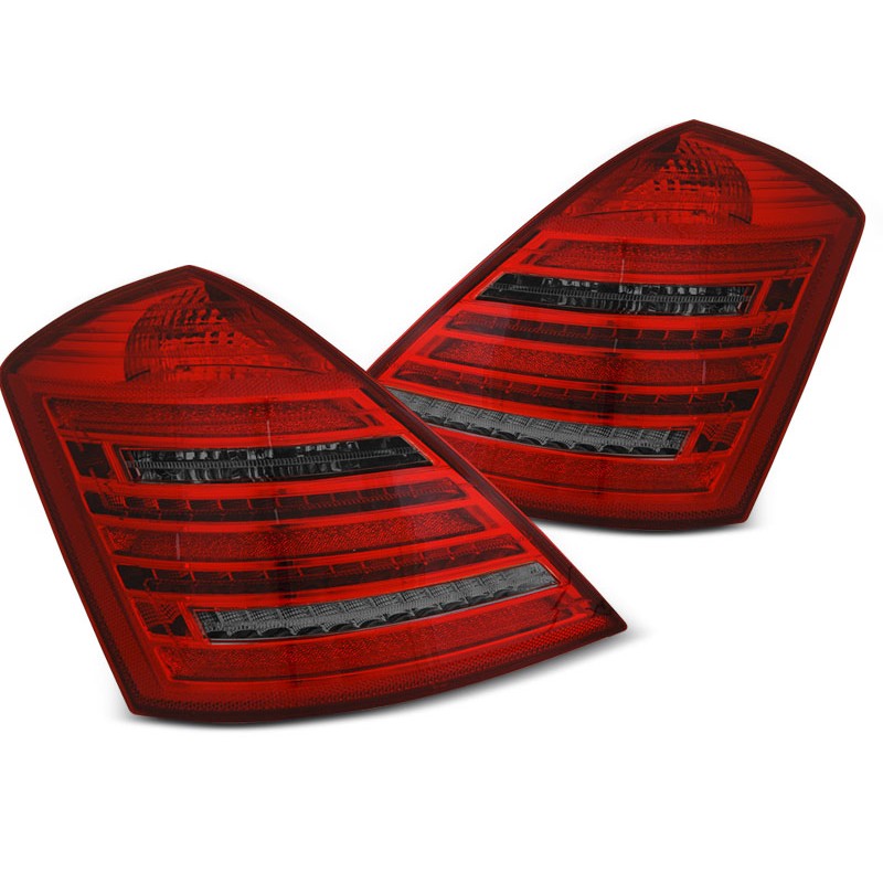 2x Feux arrière clignotants dynamiques adaptable sur Mercedes Classe S W221 05-09 look facelift
