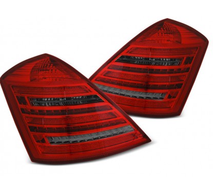 2x Feux arrière clignotants dynamiques adaptable sur Mercedes Classe S W221 05-09 look facelift