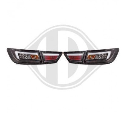 2x Feux arrières à LED Renault Clio 4 fumé (13-16)