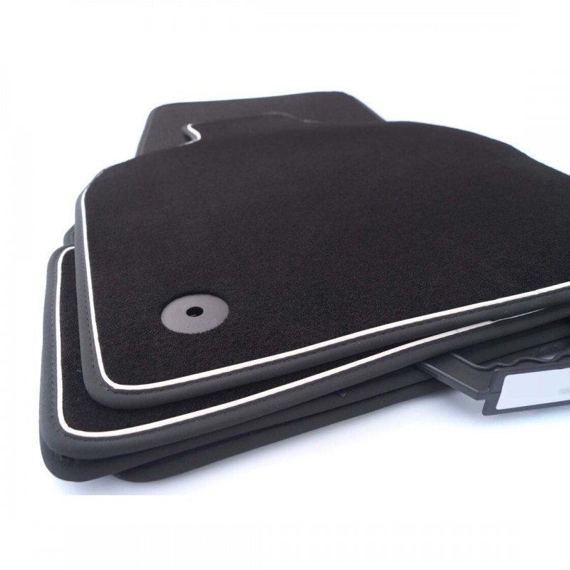 Set de 4x tapis velours Premium noir Jeep Renegade II (18+)