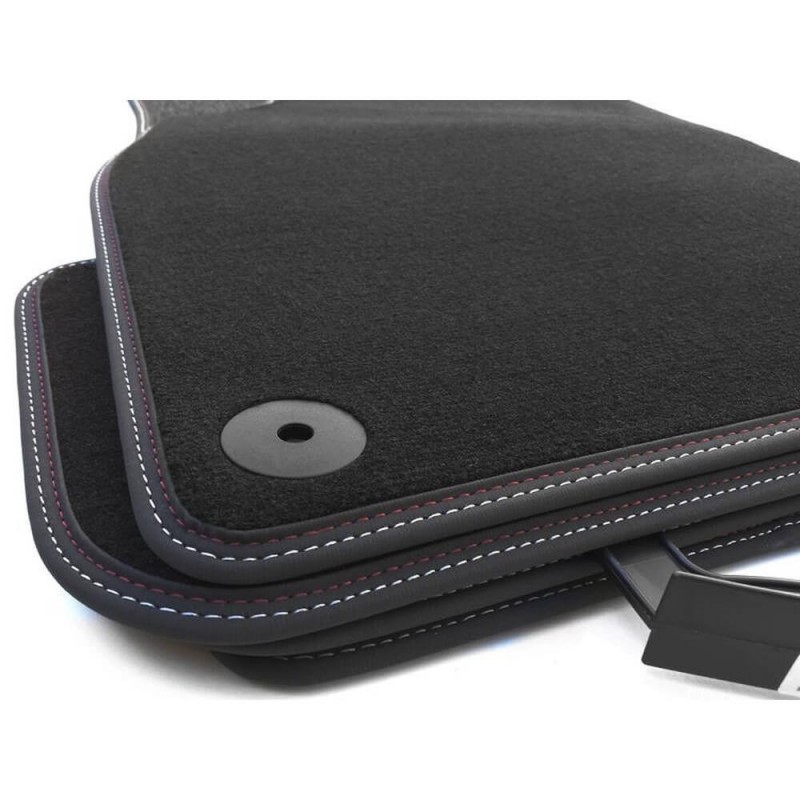 Set de 4 tapis velours Audi A4 S4 RS4 B8 et A5 Sportback (07-16) S-Line Design