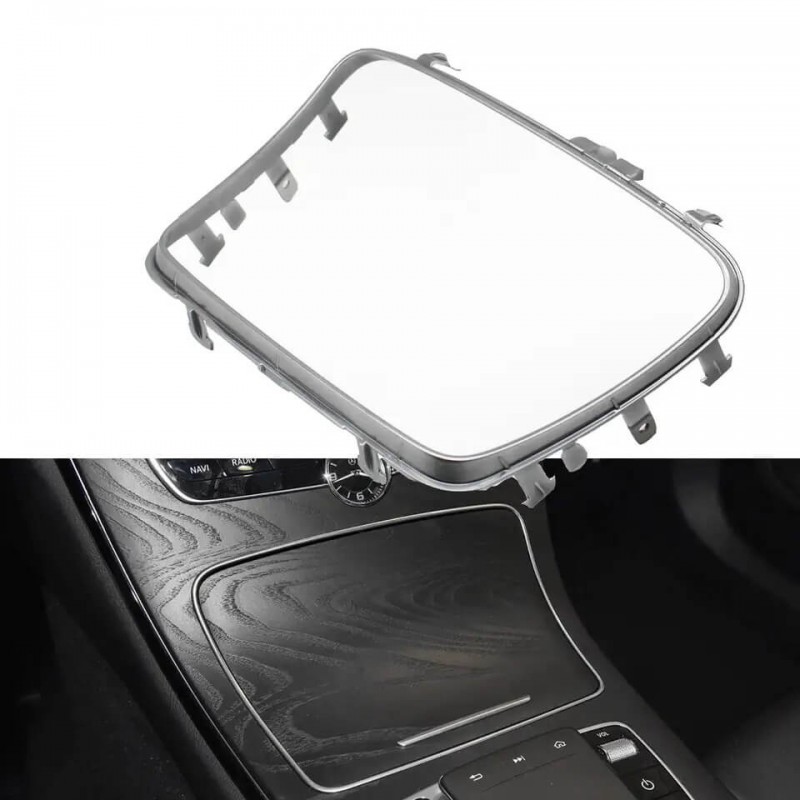 Cadre / moulure de console centrale chrome Mercedes Classe E W213 (15-20)