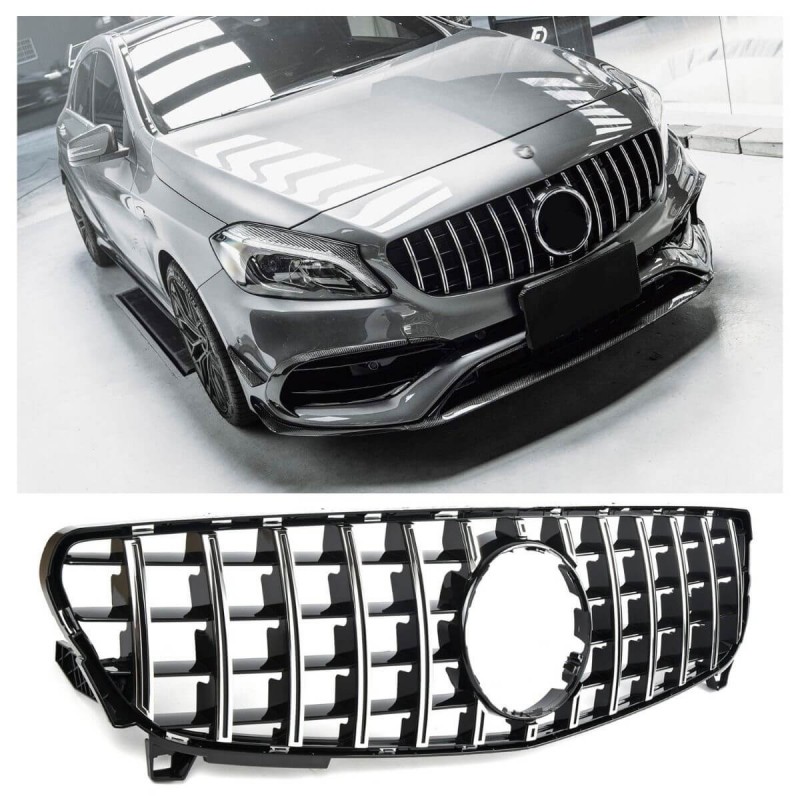 Calandre Mercedes Classe A W176 GT R Chrome Panamericana (15-18)