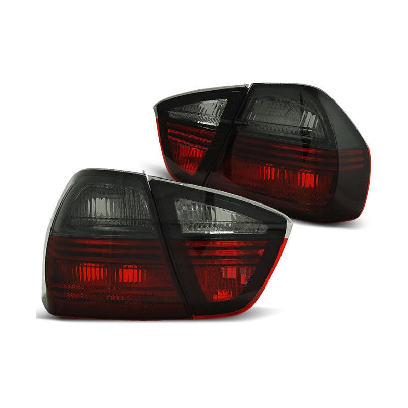 2x Feux arrières rouge fumés BMW Série 3 E90 (05-08)