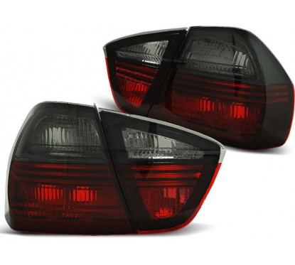 2x Feux arrières rouge fumés BMW Série 3 E90 (05-08)