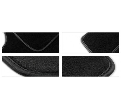Set de 4 tapis velours noir Audi A4 B5 94-01