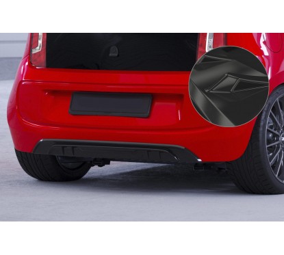 Diffuseur arrière noir brillant adaptable sur Volkswagen up! / e-up! 11-16