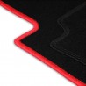 Set tapis velours noir et rouge Vw Golf IV 97-05