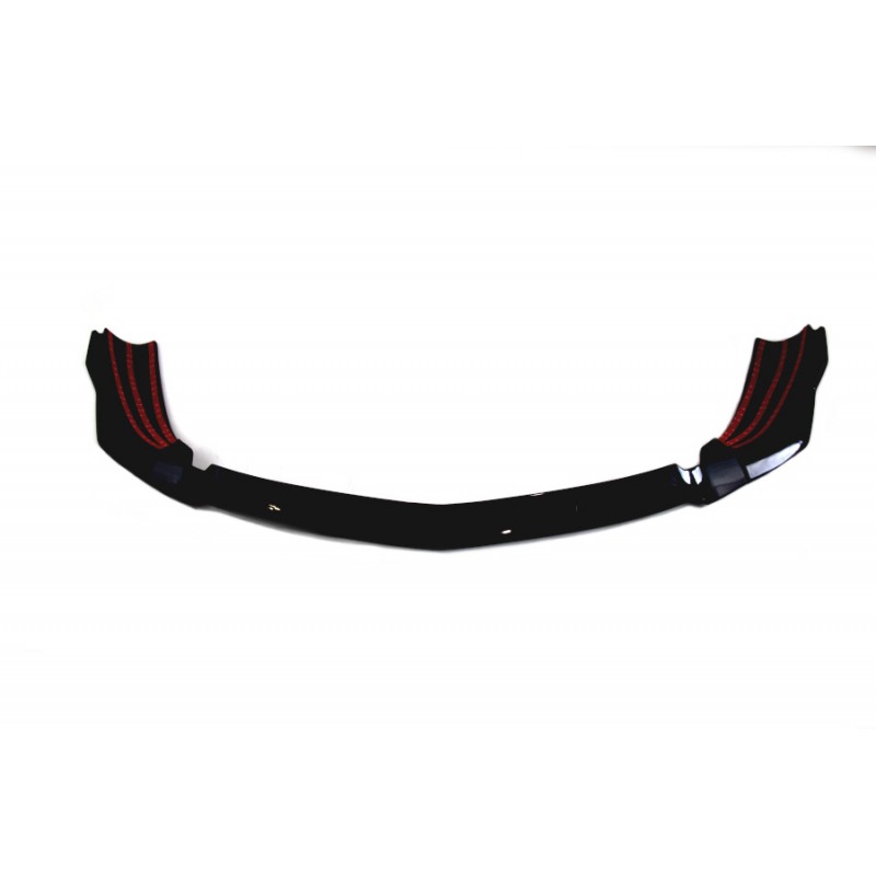 Rajout de pare choc avant noir brillant Mercedes Classe A W177 (18+) V3