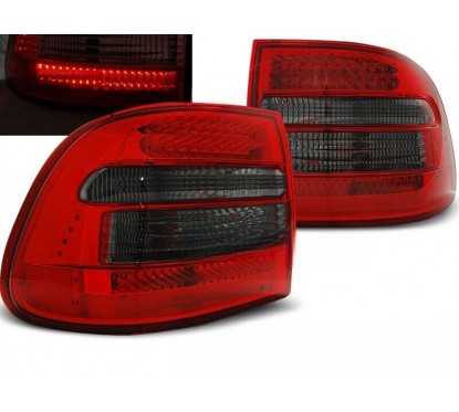 2x Feux arrières LED rouge fumés Porsche Cayenne (02-06)