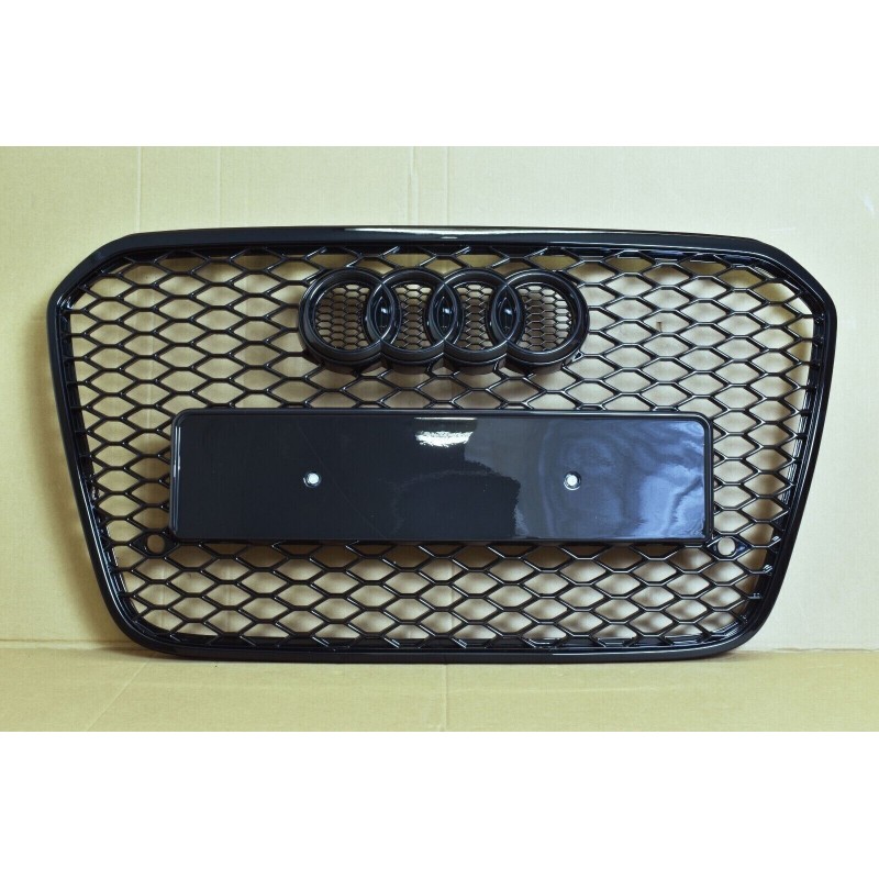 Calandre Audi A6 C7 Look RS6 Full black (14-18)