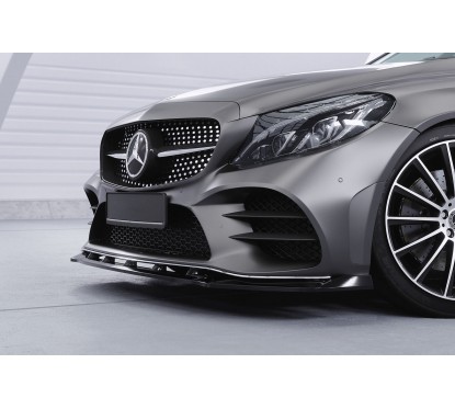 Rajout de pare choc noir brillant Mercedes Classe C W205 (18-21)