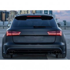 Becquet Noir brillant Audi A6 C7 Avant Look RS6 (11-18)