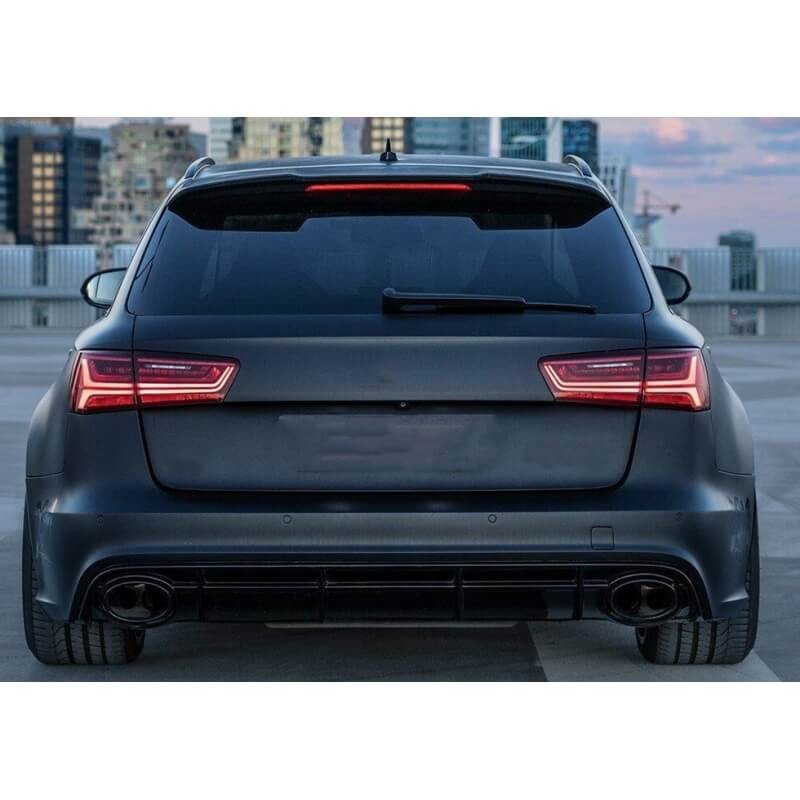 Becquet Noir brillant Audi A6 C7 Avant Look RS6 (11-18)