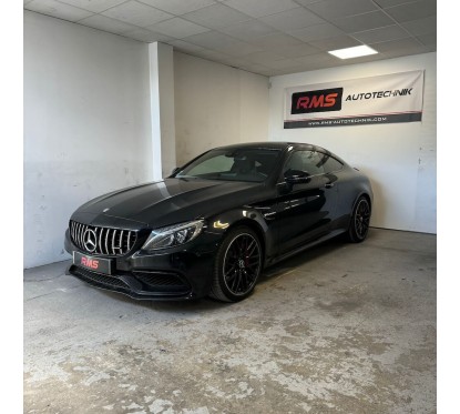 Calandre Mercedes pour C63 AMG W205 sans caméra Chrome (14-18)