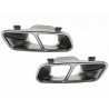 2x Embouts d'echappement Chrome Mercedes Classe A W176 et CLA C117 (12-19)