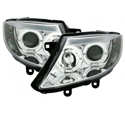 2x Phares avant Angel Eyes Chrome BMW Z4 E85 E86 (02-08)