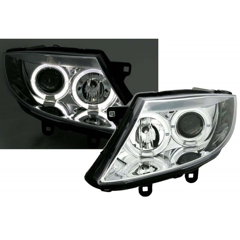 2x Phares avant Angel Eyes Chrome BMW Z4 E85 E86 (02-08)