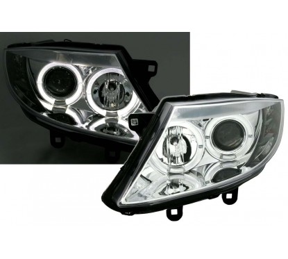 2x Phares avant Angel Eyes Chrome BMW Z4 E85 E86 (02-08)