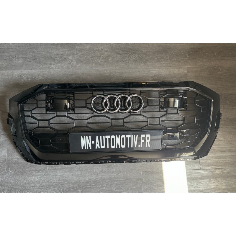 Grille de calandre Audi Q8 Noir Brillant (18+) Look RSQ8