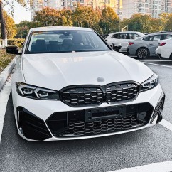 2x grilles anti brouillard noir brillant BMW Série 3 G20 G21 LCI (22+)