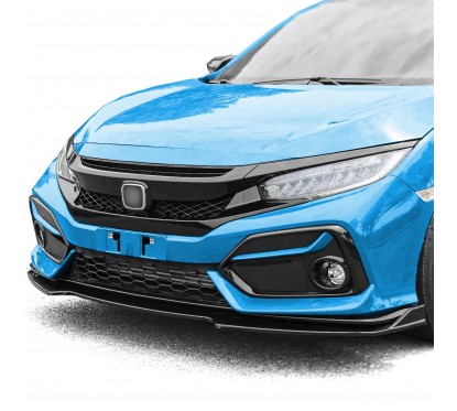 Calandre Noir brillant Honda Civic (16-20) Look TR Performance